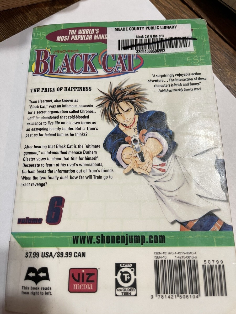Black Cat Volume 6 English Manga Kentaro Yabuki Viz | eBay
