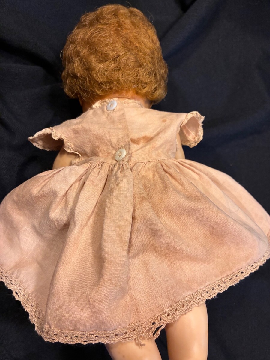 Vintage 1950 American Character Company Tiny Tears Doll 11” w