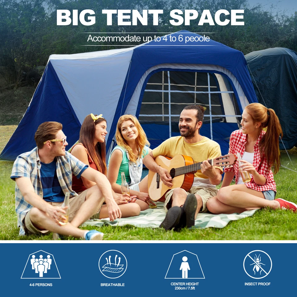 Tienda de campaña Sportz SUV 10'x10' impermeable con pantalla de 6'x7' habitación carpa de coche Foto 3 de 4