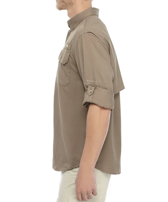 Columbia PHG Shooting Shirt Mens Shoulder Patch Hunting Long Sleeve  UPF 50 XXL - Image 3 of 3