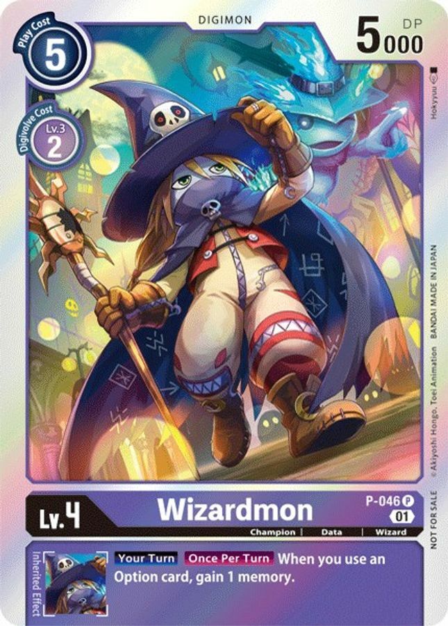 デジモン
スターターBOX仕様 Digimon TCG Wizardmon (P-046) PROMO FOIL, English, NM/M | eBay