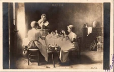 Salon Bail Grape Harvesters 1903 Art Real Photo RPPC Tuck French Postcard