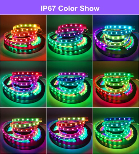 WS2811 5050 RGB LED Strip 1m/5M 150 300Leds Addressable (1IC 3leds ) DC12V - Picture 6 of 8