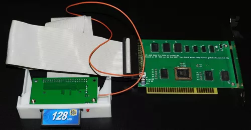 XT IDE Controller Platine Boot BIOS XTIDE HDD DOS 3.3 5.0 + Front CF 3,5 / 5,25"