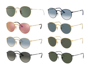 occhiali ray ban tondi neri