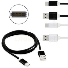 USB-C 3.1 Type-C 6ft Nylon Braided Rope Data Sync Charger Charging Cable Cord
