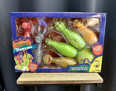 2006 Shrek Bowling Game With Talking Pins- New in Box
