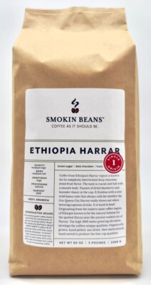 2-40lb Ethiopia Harrar * Specialty Coffee * Premium Unroasted Green Coffee