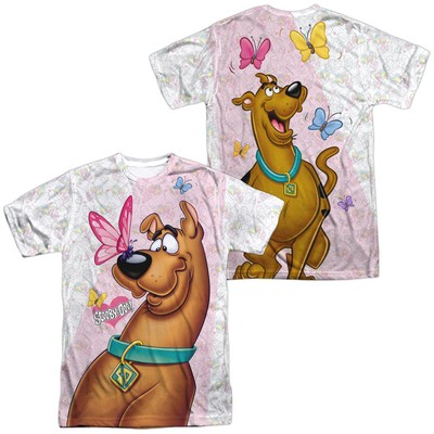 Scooby Doo Scooby And Shaggy Allover Sublimation Licensed Adult T Shirt
