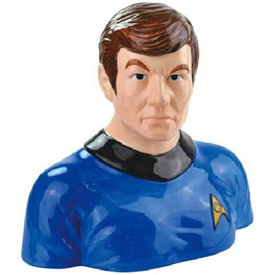 Classic Star Trek Doctor McCoy Bust Ceramic Cookie Jar 2013 NEW