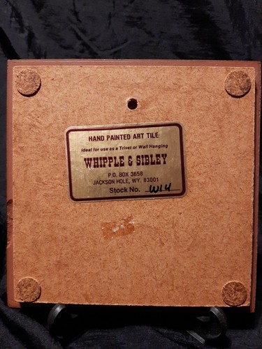 Mag Mor Studios Sante Fe NM Chile + Whipple and Sibley Tile Hand Painted REDUCED - Bild 5 von 5