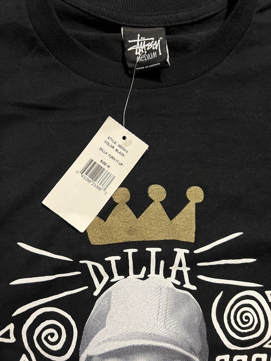 Vintage Stussy X J Dilla Turn It Up Tee Medium T-Shirt Hip