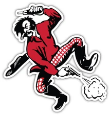 San Francisco 49ers Mascot NFL Sport Car Bumper Sticker Decal "SIZES"