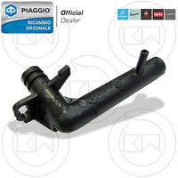 Originale Piaggio NRG Power DD 50 2006 Wasserpumpe Schlauchkupplung Rohr Schwarz