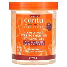 Cantu - Shea Butter, Flexible Hold Strengthening Styling Gel, 18.5 oz