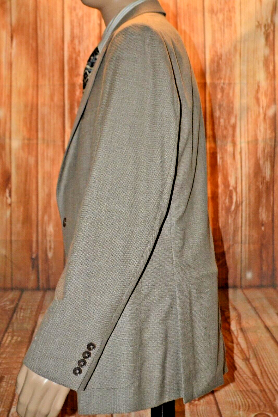 Peter Millar Men Beige Wool Partial Lining 2 Fron… - image 5