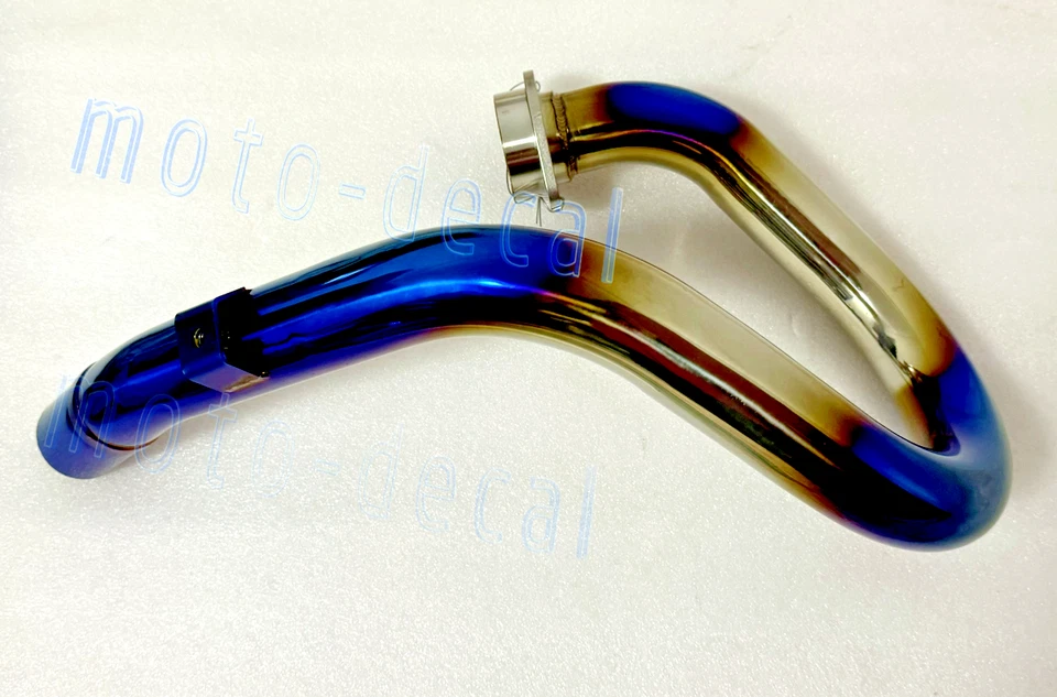 Silenciador de escape para DRZ400 DRZ400E 2002-2023 sistema completo tubo de enlace azul 2013 Foto 3 de 4