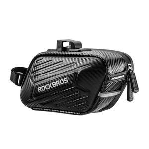 ROCKBROS Bicycle Front Handlebar Bag Waterproof Cycling Bag 4-5L Black Gold US