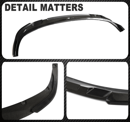 Carbon Frontlippe Front Spoiler Lippe Passt für BMW 3er G20 G28 M340i M-SPORT - Picture 12 of 12