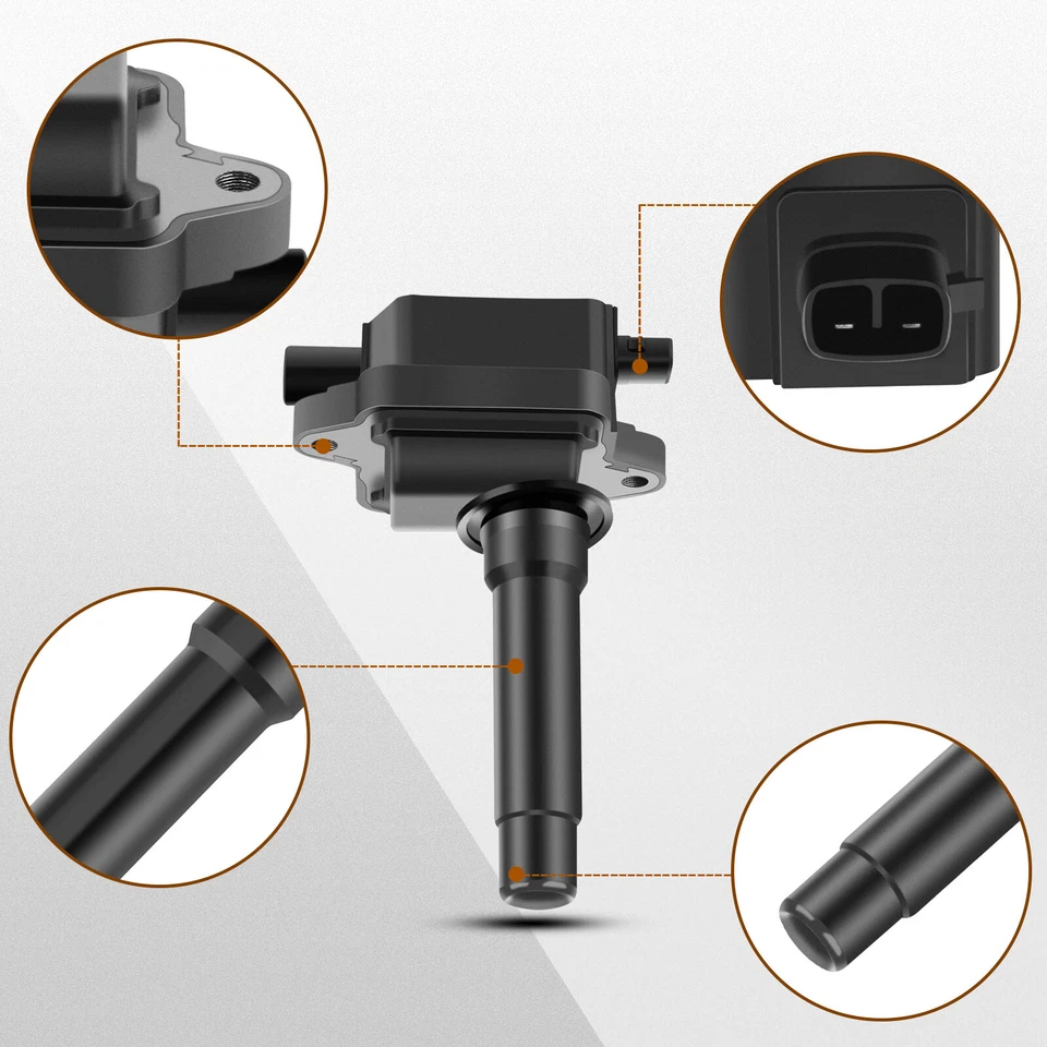 Ignition Coils & Iridium Spark Plugs Kit For 1995 Kia Sportage 2.0L DOHC UF283 - Image 2 of 4