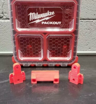 Milwaukee Packout Box Tool Case Wall Mount Hanging Cleats
