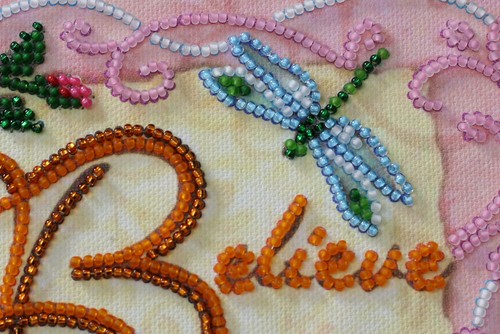 Hágalo usted mismo Kit de bordado de cuentas "Believe" 5.9"x5.9" / 15.0x15.0 cm, Abris Art - Imagen 3 de 7