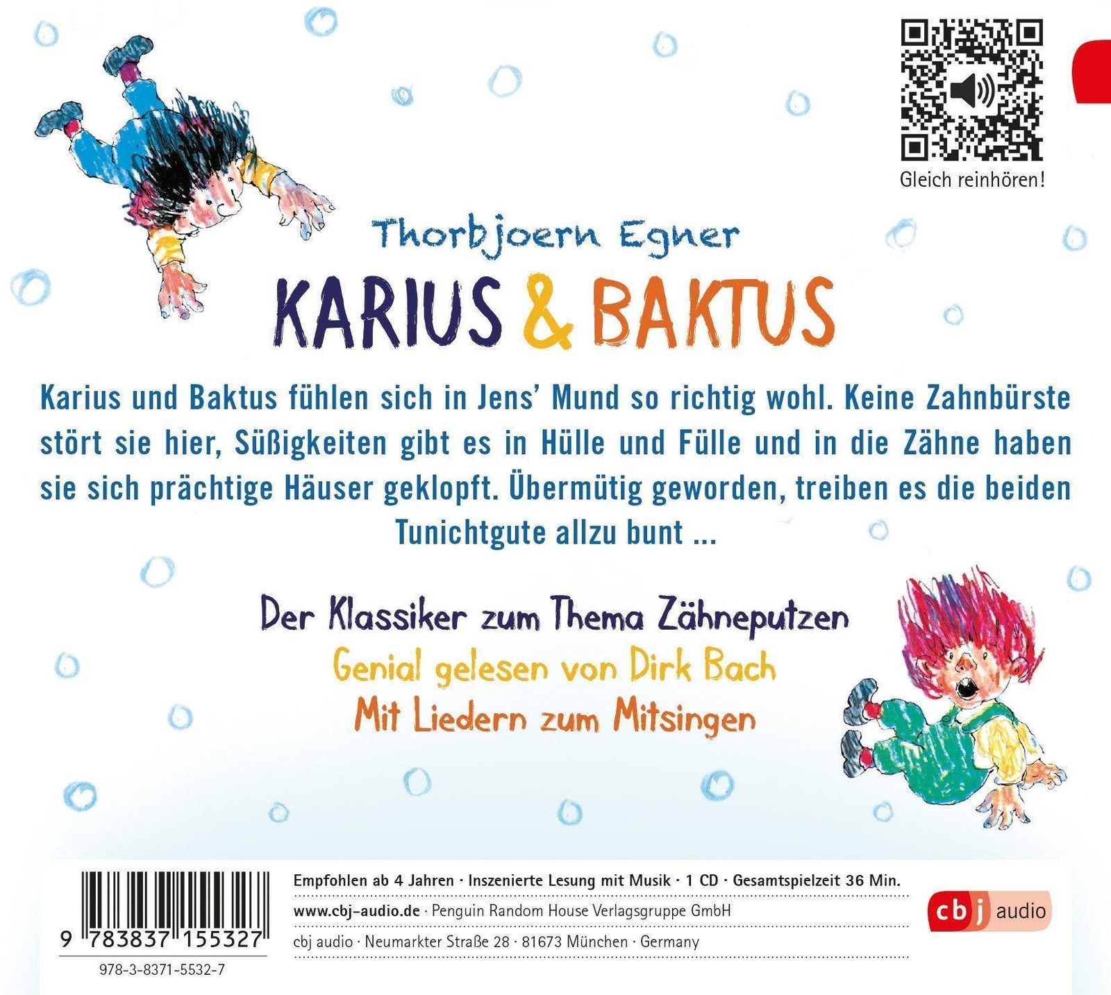 Thumbnail - Karius Und Baktus | Thorbjoern Egner | Audio-cd | 1 Audio-cd | Deutsch
