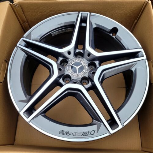 MERCEDES C CLASS 18” AMG ALLOY WHEELS RIMS W205 V Vito W204 4x Genuine. - Picture 5 of 13