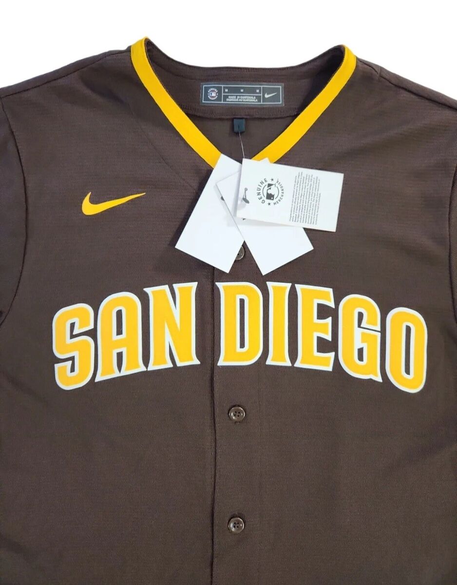 NIKE SAN DIEGO PADRES #23 TATIS JR AWAY BROWN JERSEY SIZE NIKE SAN DIEGO PADRES #23 TATIS JR AWAY BROWN JERSEY SIZE