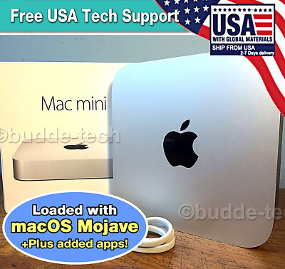 Apple Mac Mini - Choice of OS 10.14 Mojave, 10.13 High Sierra Loaded Customized