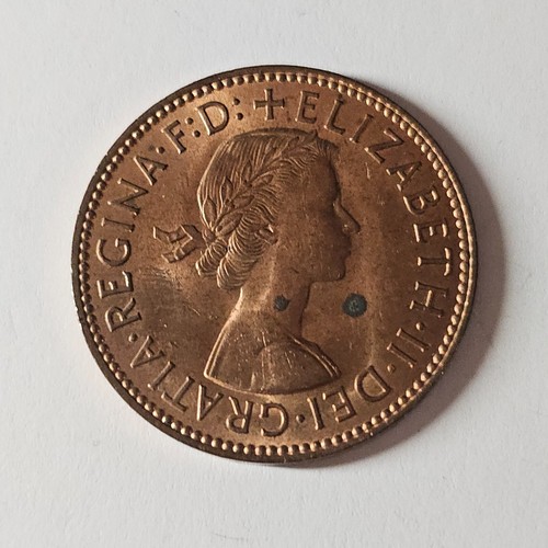 1960 Great Britain UK halfpenny - KM# 896 - SHIP LOW COST - UK-120 - Picture 3 of 5