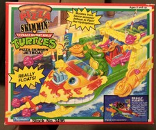 TMNT 1994 Pizza Skimmin Jetboat (NISB; Unopened; Good Condition) Very Rare