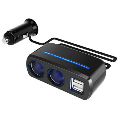 2-krotny rozdzielacz zapalniczki samochód podwójna ładowarka USB gniazdo adapter - Zdjęcie 7 z 10