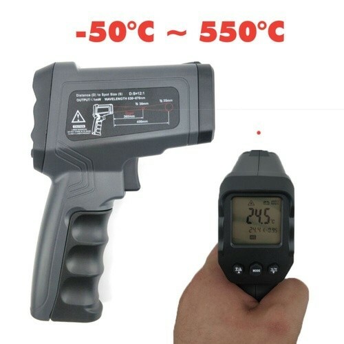 Doppellaser Infrarot Thermometerpistole - Brauen, Sanitär, Destillieren, Grillen - Bild 2 von 5