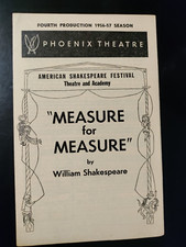 Nina Foch and Jerry Stiller in Measure for Measure - 1957 - Phoenix Theatre NY