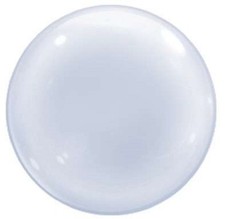 Qualatex Deco Bubble Clear 20 Inch 51cm Luftballon Helium unbefüllt