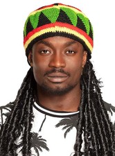 Mütze mit Rastalocken