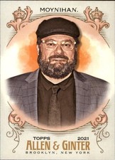 2021 Topps Allen & Ginter #244 Bobby Moynihan Actor Saturday Night Live
