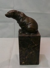 Statue Bear Wildlife Art Deco Style Art Nouveau Style Bronze Sculpture