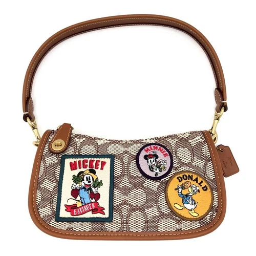 Borsa a tracolla Coach Disney Collaborazione Firmata Tela Multicolore 58672c