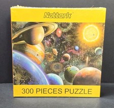 Nattork Outer Space Solar System 300 Piece Jigsaw Puzzle Planets Galaxy New