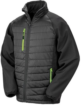 Herren Black Compass Softshell Jacket | Result | R237X