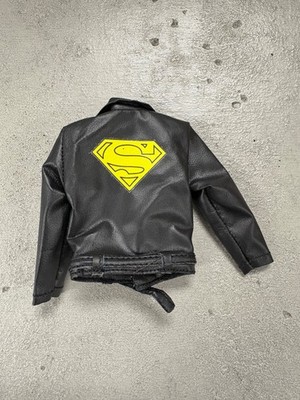 PB-MF-SUPB: 1/12 Faux Leather Jacket for McFarlane Superboy, 6'' muscular body