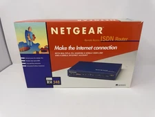 Netgear RH348 Remote Access ISDN Router New Open Box w/ PSU Manual