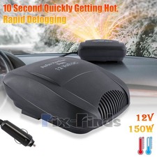 12V Portable Electric Car Heater 150W Heating Fan Windshield Defogger Defroster