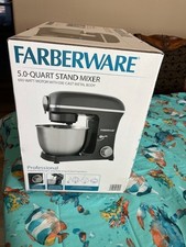 Farberware 5 Quart 600W 6-Speed Professional Stand Mixer New Open Box Read Desc