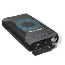 Renogy Power Bank Battery Pack w/ Wireless Charging, USB Ports, LED Flashlight