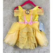 NWT Disney Store Belle Costume Dress Infant 6-12M Beauty and the Beast Yellow