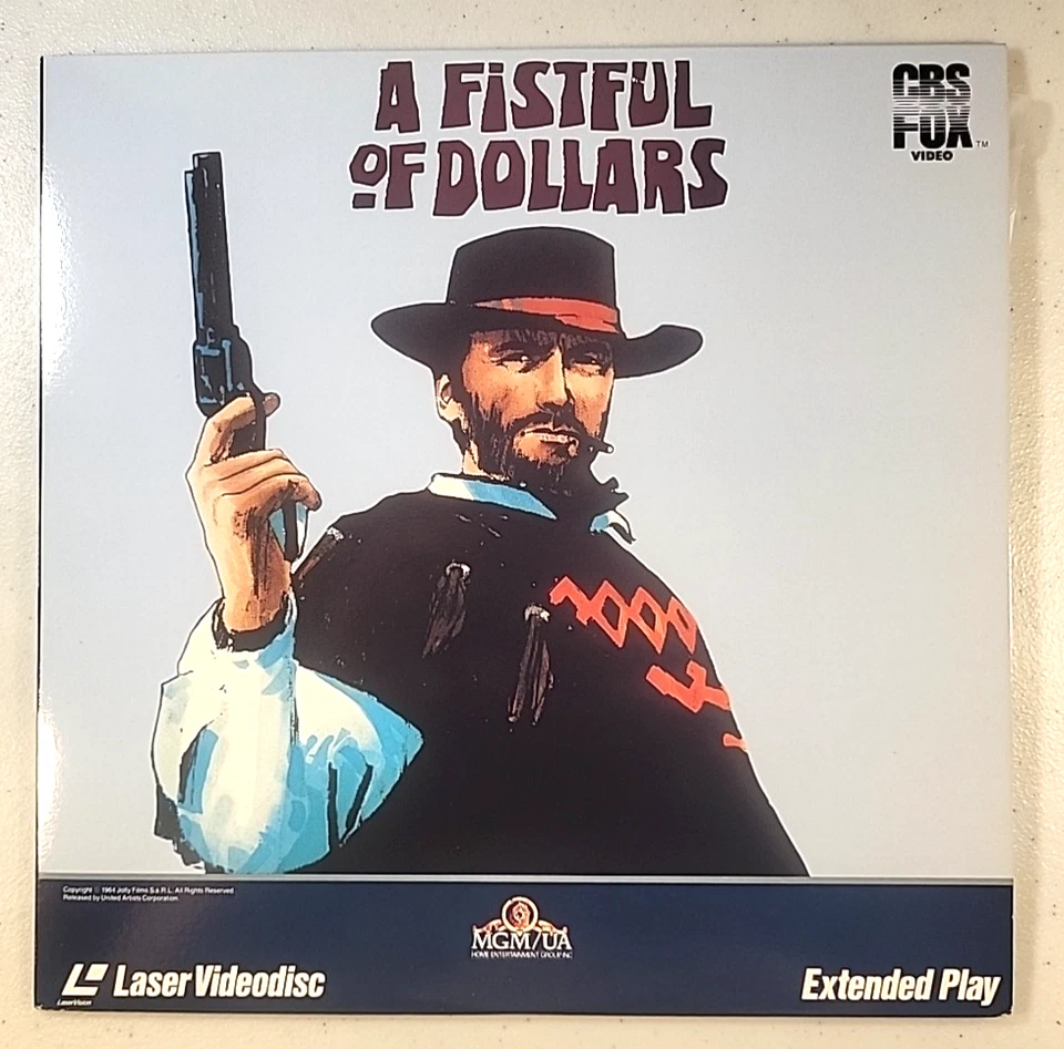 A Fistful of Dollars (Laserdisc, Extended Play) *VG close to LN* Clint Eastwood Foto 2 de 4