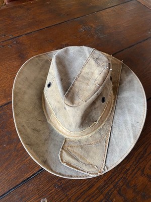 Sonnenhut für Herren, Canvashut breite Krempe Wander-/Buschhut